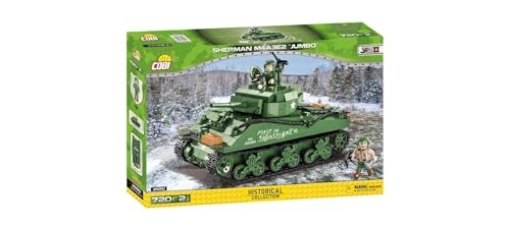 Picture of COBI TOYS LLC COBI-2550 COBI 720 Pcs Historical Collection WWII /2550/ Sherman M4A3E2 (EA)
