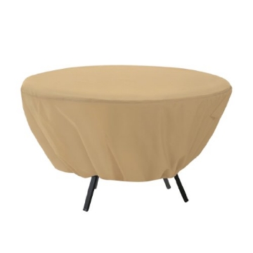 Picture of Classic Clear 58202 Classic Accessories Terrazzo Round Patio Table Cover, Retail (EA)