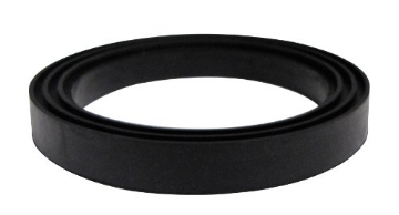 Picture of THE KEENEY MANUFACTURING COMPANY K832-2 KEENEY K832-2 Plumb Pak Flat Flush Valve Shank Washer, Rubber, 3/4 in H X 5-1/2 in W, Black (EA)