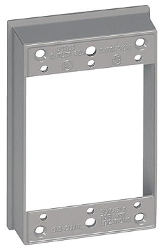 Picture of SIGMA ENGINEERED SOLUTIONS 14223 Sigma Engineered Solutions 14223 1-Gang Weatherproof Extension Ring, Gray (EA)