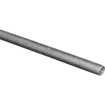 Picture of Hillman (Steelworks) 11002 SteelWorks Corporation 11000/10101 6/32" X 12" Threaded Rod NC Zinc [Misc.] (PK-10-EA)