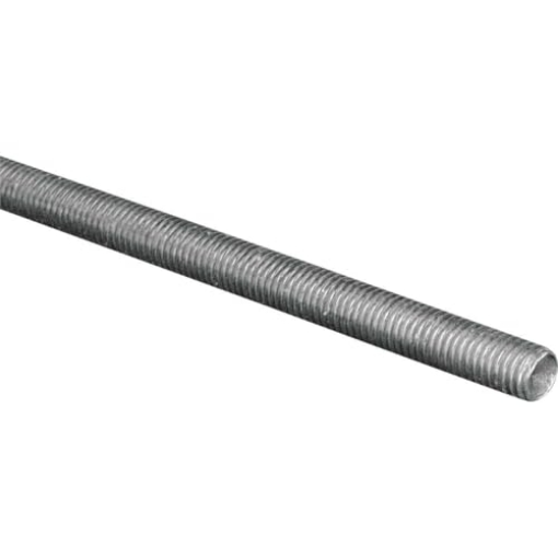 Picture of Hillman (Steelworks) 11002 SteelWorks Corporation 11000/10101 6/32" X 12" Threaded Rod NC Zinc [Misc.] (PK-10-EA)