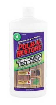 Picture of WILBUR PRODUCTS INC PNRDK32OZ Pour-N-Restore Composite Deck Spot Remover 32 oz. (PK-6-EA)