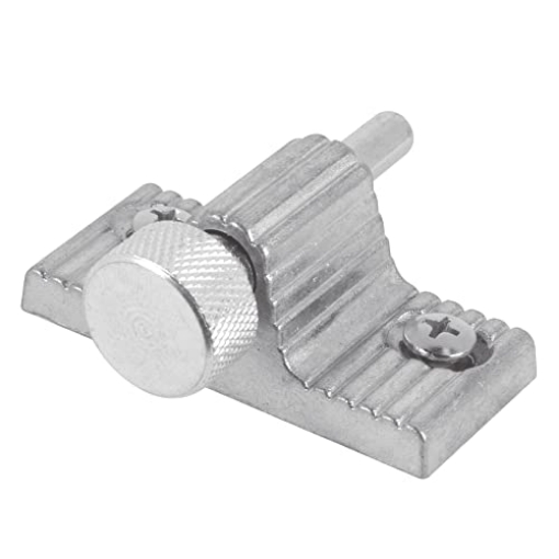 Picture of Prime U 9848 Prime-Line U 9848 Twist-In Patio Door Lock, 1-9/16 In., Cast Zamak Construction with Aluminum Bolt, Zinc Finish (Single Pack) (EA)