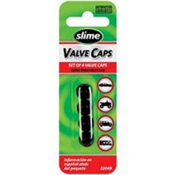 Picture of Slime 22049 Valve Caps Blk Plstc 4pk (EA)