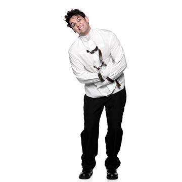 Picture of Underwraps Child Code UR30554XXL UNDERWRAPS Men's Straight Jacket - Psychotic Mental Adult Halloween Costume for Men, Unique, Asylum, Crazy Halloween Costume,Halloween shirt, XXL (50-42) (EA)