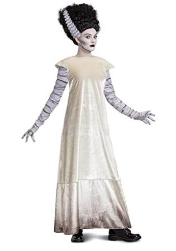 Picture of Disguise DG118759B Disguise Bride of Frankenstein Costume, Official Universal Monster Costume, Adult Size Medium (8-10) (EA)