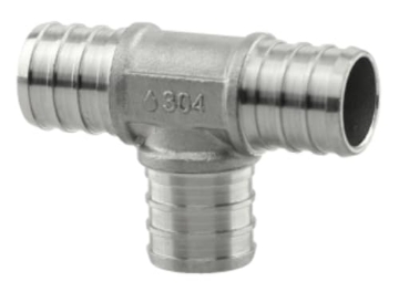Picture of PLUMBEEZE PE-PS-T100707 Stainless Steel Pex 3/4" Tee (EA)