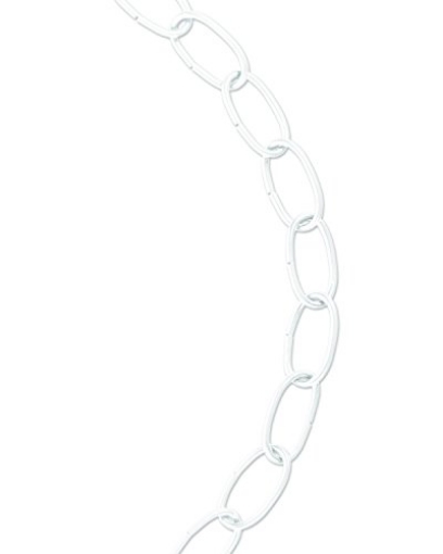 Picture of Koch Industries A19311 Koch No. 10 Diameter 10-Feet Decorative Chain, White, up to 45 Pound Weight Limit, Made for Securing Gates and Fences, A19311 (EA)