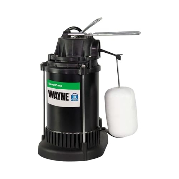 Picture of WAYNE MORGAN SPF33 WAYNE SPF33 - 1/3 HP Epoxy Coated Steel and Thermoplastic Submersible Sump Pump - Up to 3,750 Gallons Per Hour - Long Lasting and Durable Construction (EA)