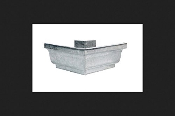 Picture of AMERIMAX 29202 Amerimax 5 in. H x 7.25 in. W x 5 in. L Metallic Galvanized Steel K Outside Miter (PK-10-EA)