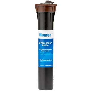 Picture of Hunter Fan Company RTLPROS06PRS30 Hunter 6 Inch Pop Up Sprinkler Head, Pro Spray PRS-30 Body, Pressure Regulated to 30 PSI, No Nozzle Included, Compatible with MP Rotator, Fixed Arc Nozzles, Adjustable Arc Nozzles (EA)
