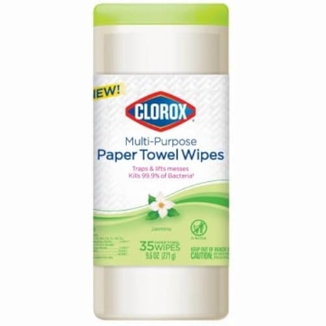 Picture of CLOROX(R) 32581 Clorox 32581 Multi Purpose Paper Towel Wipe, Jasmine Scent, 35-Ct. - Quantity 6 (PK-6-EA)