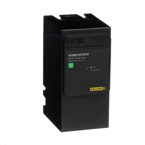 Picture of Schneider Schreibgerate GmbH & Co. KG HOM250PSPD Square D - HOM250PSPD Homeline Whole House Surge Protection Device, 50kA, 120/240V, 1-Phase, No Wiring, Plug-On Neutral (EA)