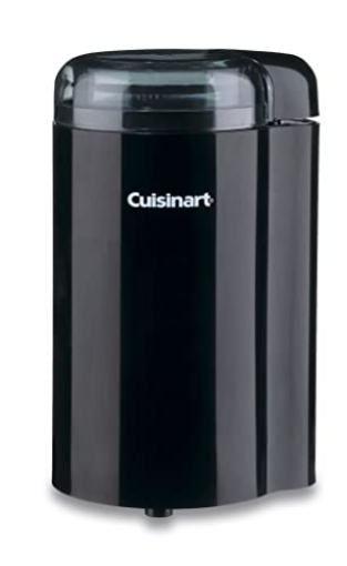Picture of Cuisinart DCG-20BKN Cuisinart Coffee Grinder, One Touch Control Coffee Bean Grinder with Stainless Steel Bowl and Blades, 2.5 oz/70g Capacity Enough for 12 Cups, On/Off Switch with Safety Interlock, DCG-20BKN, Black (EA)