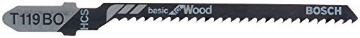 Picture of BOSCH SECURITY SYSTEMS, INC T119BO Bosch T119BO 3-Inch 12-Tooth Jig Saw Blades (5-Pack) (EA)
