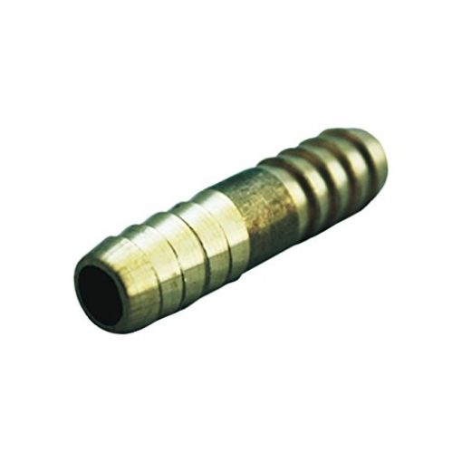 Picture of JMF COMPANY 4504569 JMF Brass Coupling 1/8 in. Dia. x 1/8 in. Dia. Yellow 1 pk (PK-10-EA)