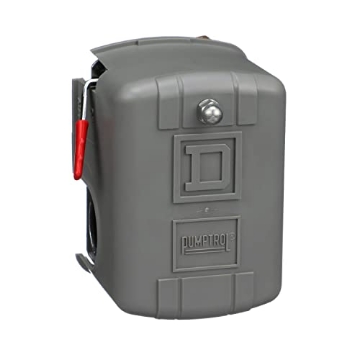 Picture of TES ELECTRIC US LLC 9013FHG12J52M1X Telemecanique Sensors 9013FHG12J52M1X Air-Compressor Pressure Switch, 125 Psi Set Off, 30 Psi Fixed Differential, 1/4" Npsf Internal, 2-Way Release Valve, Auto/Off Cut-Out Lever (EA)