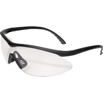 Picture of WOLF PEAK INTERNATIONAL,  INC DB111 Edge DB111 Banraj Wrap-Around Safety Glasses, Anti-Scratch, Non-Slip, UV 400, Military Grade, ANSI/ISEA & MCEPS Compliant, 5.04" Wide, Black Frame/Clear Lens (EA)