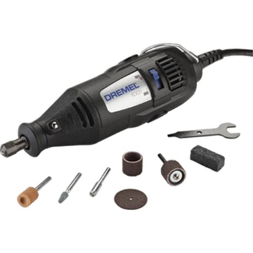 Picture of DREMEL(R) 100-N/7 Dremel 100-N/7 Single Speed Mini Rotary Tool Kit with 7 Accessories- Hobby Drill, Small Pen Sander, Garden Tool Sharpener, Craft & Jewelry Drill (EA)
