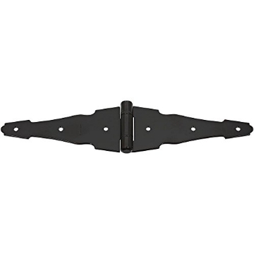 Picture of National/Spectrum Brands N881-946 National Hardware N881-946 V847 Ornamental Strap Hinges in Black, 2 pack (EA)