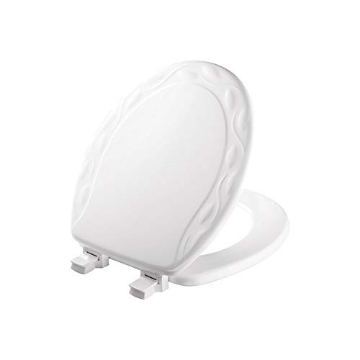 Picture of MAYFAIR BY BEMIS 34EC 000 Mayfair Never Loosens Round White Molded Wood Toilet Seat (EA)
