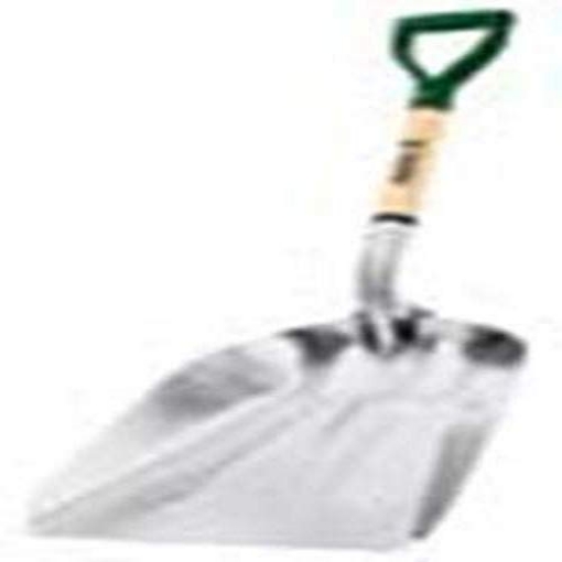 Picture of Truper Tools PALY-12 Truper 31292 Tru Tough Aluminum Scoop No.12, D-Handle, 27-Inch (EA)