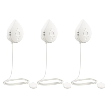 Picture of Moen 920-005 Moen White Flo Smart Water Leak Detector, Water Sensor Alarm for Home, 3-Pack, 920-005 (EA)