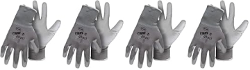 Picture of Boss Products Usa Llc B33141-L Boss Men's Gray Ghost Nylon PU Coated Palm Work Glove, High Dexterity, Strong Grip, Gray, Large, (3000L), 1 Count (Pack of 1) (EA)