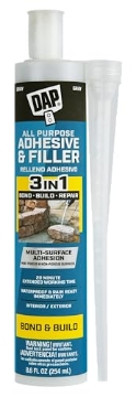 Picture of DAP 7079828000 DAP All Purpose Adhesive and Filler, Gray, 8.6 Oz (7079828000) (PK-6-EA)