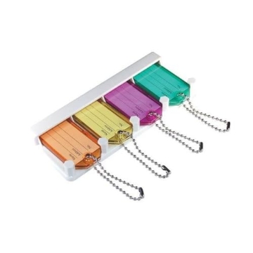 Picture of HILLMAN 701277 The Hillman Group 701277 Key Identification Tags and Organizer, 4-Pack (EA)