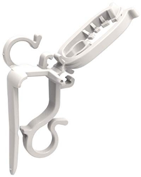 Picture of ADAMS MFG CORP 258450 Commercial Christmas Hardware 9060-99-5635 Deluxe Shingle/Gutter Light Clips, No Size, White (EA)