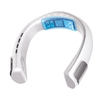 Picture of ARCTIC AIR AAFRT-MC12/4 Arctic Air Freedom Touch Personal Neck Fan, 3-Speed Rechargeable Cooling Device, Long-lasting, Lightweight Portable Neck Cooler, Flexible Band & Thermo-Electric Cooling Plate for Hot Weather (EA)