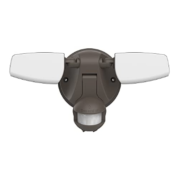 Picture of HALO ESF1A4MB HALO Outdoor LED Flood & Security Light - Motion Activated Dusk to Dawn 1420 Lumens Bronze (EA)