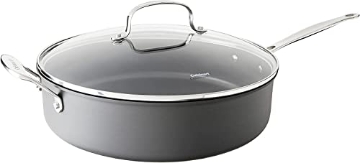 Picture of Cuisinart 633-30HP1 Cuisinart 633-30HP1 Chef's Classic 5.5-Quart Saute Pan Nonstick-Hard-Anodized, Black (EA)