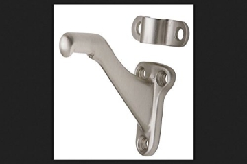 Picture of Ingersoll Rand SPS059B-619 Ives by Schlage SPS059B-619 Schlage Sps059B619 Handrail Bracket, 2-1/4 in L X 1-3/8 in W, Solid, Satin Nickel Plated, Brass (EA)