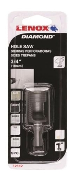 Picture of Lenox Tools 1211212DGDS Lenox Tools 1211212DGDS Diamond Grit Hole Saw D/S-12Dg, 3/4" or 14.3mm (EA)