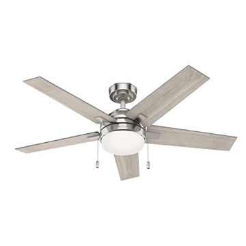 Picture of Hunter Fan Company 51839 Hunter Fan Company 51839 Bartlett Ceiling Fan, 44, Brushed Nickel (EA)