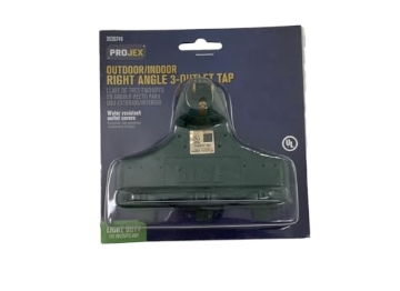 Picture of PROJEX FA-112-5/05PRJ Projex FA-112-5/05PRJ Adapter Grounded 3 outlets Green (EA)