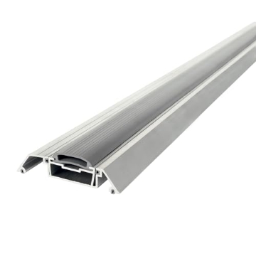 Picture of M-D 08664 M-D Building Products 08664 3-1/2 in. x 3/4 in. x 36 in. Silver Adjustable Aluminum Low-Profile Threshold with Vinyl Seal (EA)