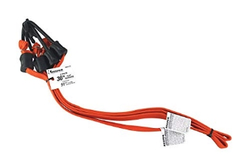 Picture of Keeper A06127Z Keeper Orange Flat Bungee Cord 36 in. L x 0.315 in. 2 pk - Case of: 1; Each Pack Qty: 2; Total Items Qty: 2 (EA)