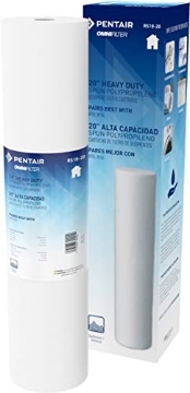 Picture of Omnifilter RS18-20-SC-S18 Pentair OMNIFilter RS18-20 Sediment Water Filter, 20-Inch, Whole House Heavy Duty Big Blue Spun Polypropylene Replacement Cartridge, 20" x 4.5", 50 Micron,White (EA)