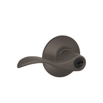 Picture of Ingersoll Rand F51ACC613KA4 SCHLAGE Accent Lever Keyed Entry Lock in Oil Rubbed Bronze - F51A ACC 613 (EA)