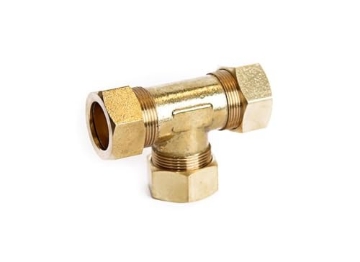 Picture of ACE TRADING - ZW 6JC126310701021 7/8 in. Compression X 7/8 in. D Compression Brass Tee (PK-5-EA)