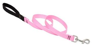 Picture of Lupine Collars & Leads 57509 Dog Leash by Lupine in 3/4" Wide Pink 6-Foot Long with Padded Handle (EA)