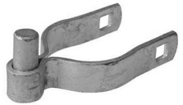 Picture of Yard Machines Mtd 328530C YardGard Steel Chain Link Gate Hinge Clamp 1 pk (EA)