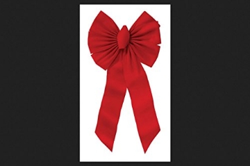 Picture of HOLIDAY LIGHT RAIL LLC 7355ACE Holiday Trims Red Velvet Bow 14" Indoor/Outdoor Use (PK-12-EA)