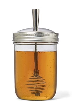 Picture of JARWARE 82624 Jarware Honey Dipper, Wide Mouth, Silver (EA)