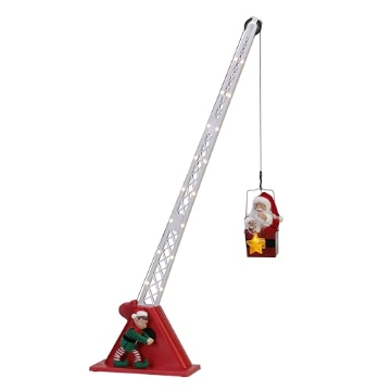 Picture of MR CHRISTMAS INC 24192AC Christmas Crane - White Santa (EA)