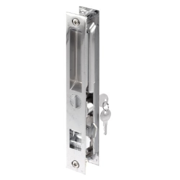 Picture of Prime C 1076 Slide-Co 14416 Chrome Plated Flush Locking, Keyed, Door Handle Set (Single Pack) (EA)